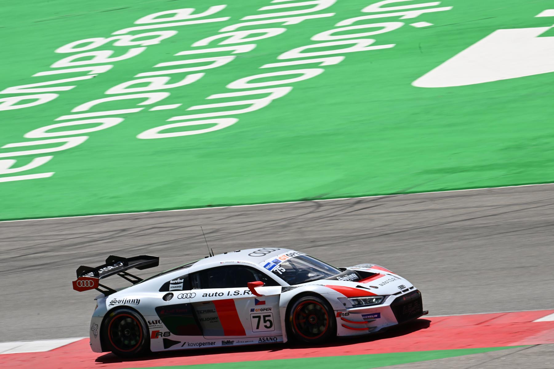 GT cars racing on track at Portimao during the 2024 season.